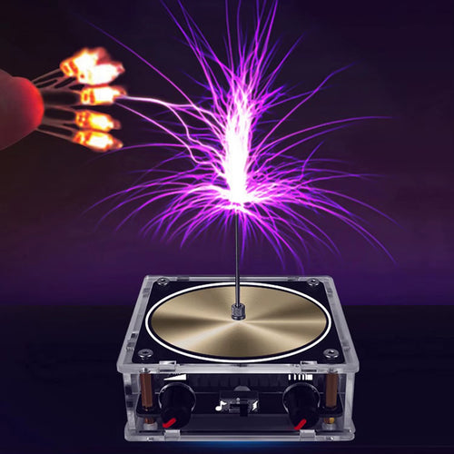 Bluetooth-Compatible Tesla Coil Speaker with Electric Arc Generator - Interactive Science Experiment Kit